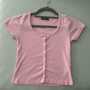 Brandy Melville Pink Zelly Top